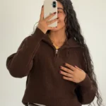 پلیور نیم زیپ ماهلین